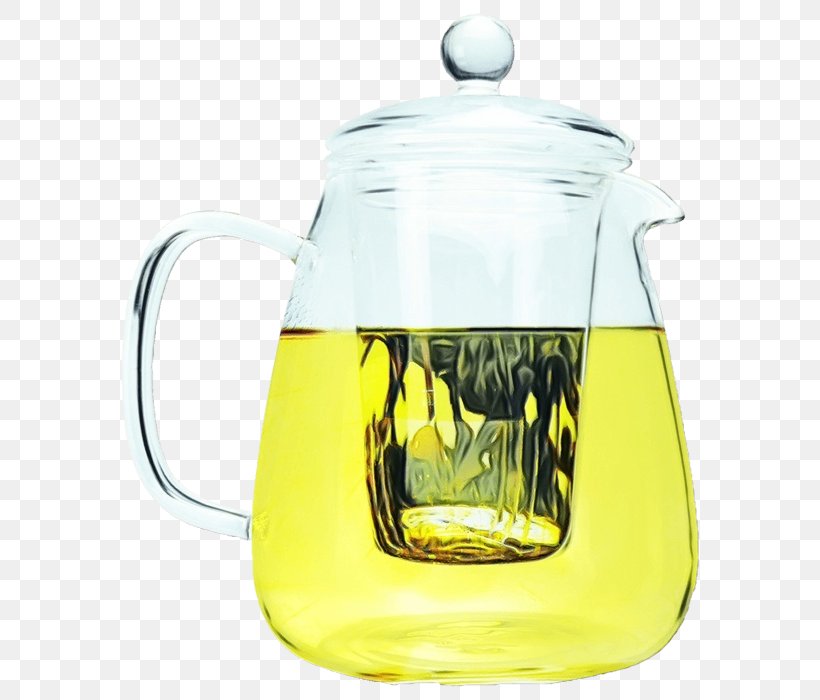 Yellow Teapot Glass Barware Tableware, PNG, 700x700px, Watercolor, Barware, Decanter, Drinkware, Glass Download Free
