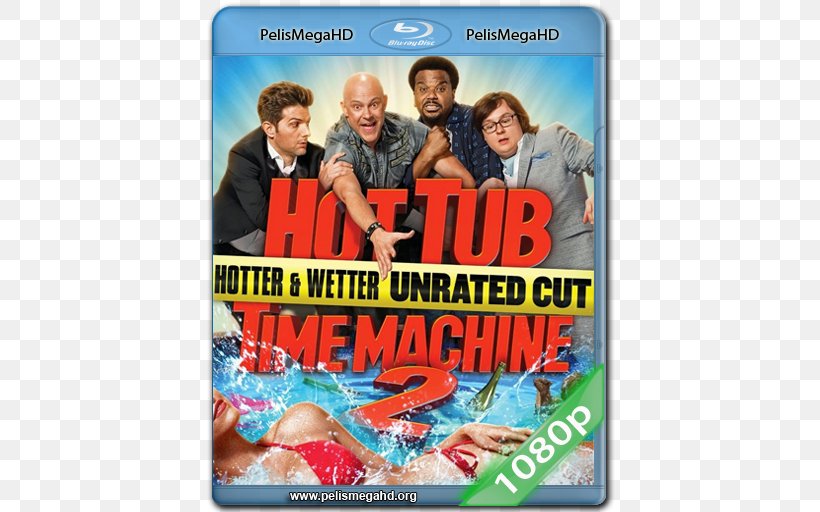 Hot Tub Time Machine 2 Film DVD Him/Herself, PNG, 512x512px, Hot Tub, Advertising, Chevy Chase, Clark Duke, Craig Robinson Download Free