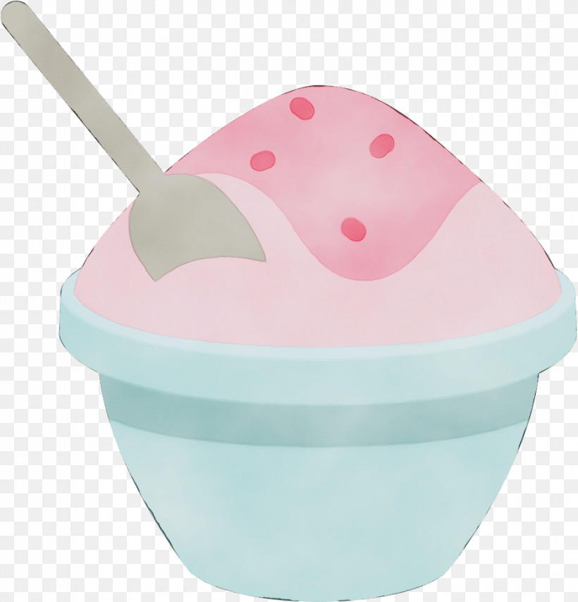 Ice Cream, PNG, 929x968px, Watercolor, Ice, Ice Cream, Paint, Pink M Download Free