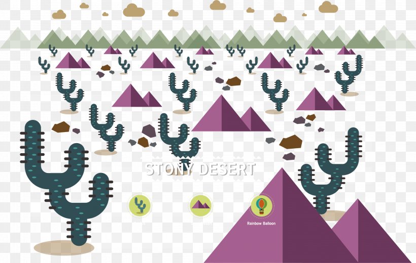 Purple Mountain Euclidean Vector Illustration, PNG, 2988x1898px, Purple Mountain, Artworks, Cactaceae, Illustrator, Purple Download Free