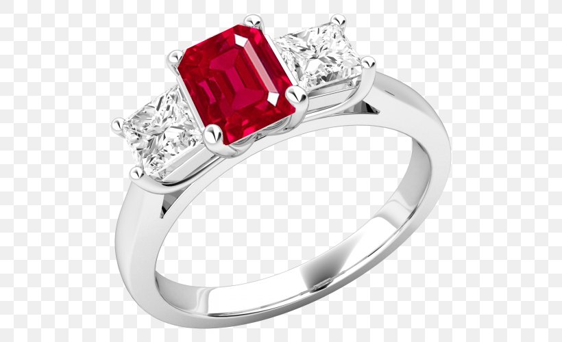 Ruby Ring Diamond Cut Brilliant, PNG, 500x500px, Ruby, Body Jewelry, Brilliant, Carat, Diamond Download Free