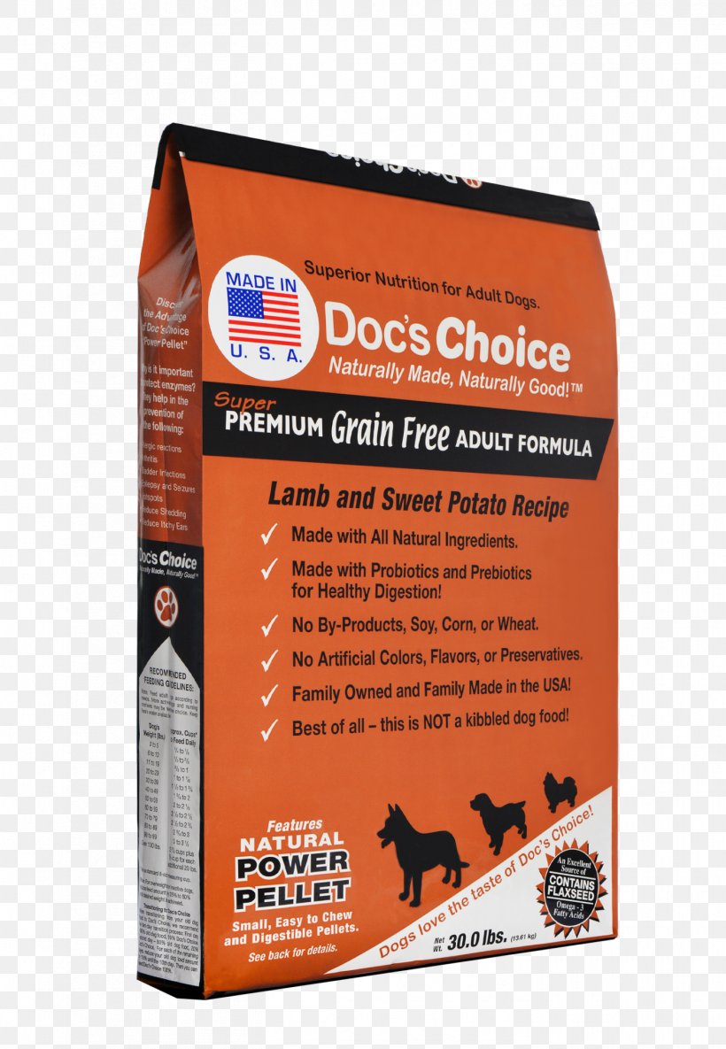 Doc's Choice Premium Lamb Product Food Brown Rice Text Messaging, PNG, 1417x2048px, Food, Brown Rice, Orange, Pound, Text Messaging Download Free