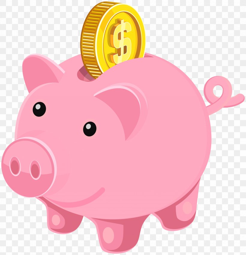 Piggy Bank Coin Clip Art, PNG, 7721x8000px, Piggy Bank, Bank, Clip Art, Coin, Illustration Download Free