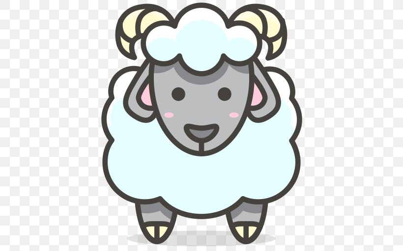 Sheep Drawing Clip Art, PNG, 512x512px, Sheep, Animal, Cartoon, Drawing, Emoji Download Free