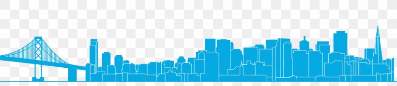Skyline Drawing Silhouette Clip Art, PNG, 4167x914px, Skyline, Architecture, Art, Blue, Building Download Free