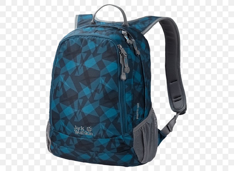 Backpack Jack Wolfskin Perfect Day (22l) Jack Wolfskin ANCONA Sand Dune Geometric Leaves, PNG, 600x600px, Backpack, Aqua, Bag, Baggage, Blue Download Free