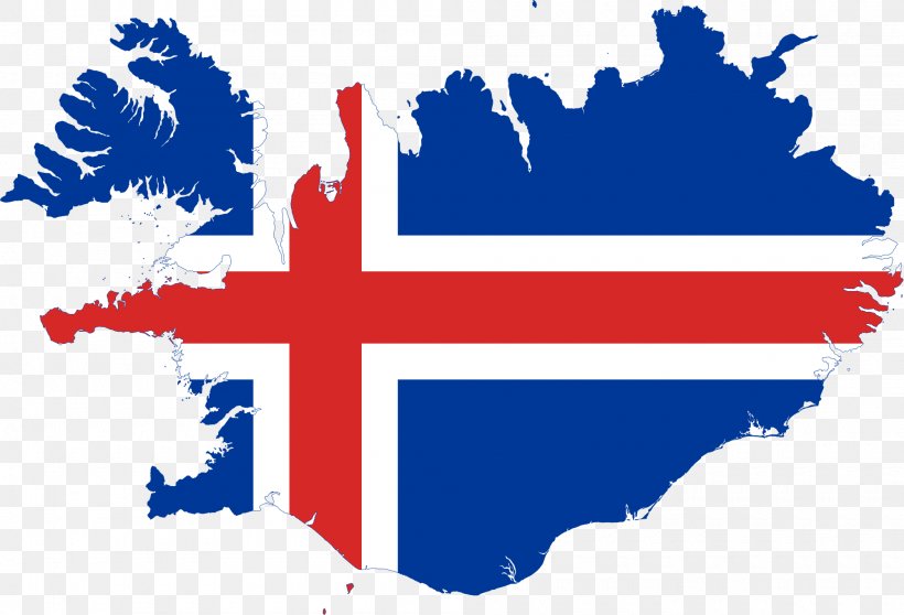 Flag Of Iceland Vector Map, PNG, 2000x1363px, Iceland, Area, Blank Map, Blue, City Map Download Free