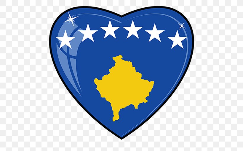 Flag Of Kosovo Stock Photography Image Vector Graphics, PNG, 512x512px, Kosovo, Albanian Language, Flag, Flag Of Kosovo, Heart Download Free