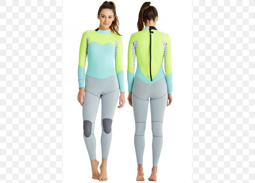 Wetsuit Roxy Swimsuit Neoprene Woman, PNG, 500x590px, Wetsuit, Blue, Clothing, Diving Suit, Grey Download Free