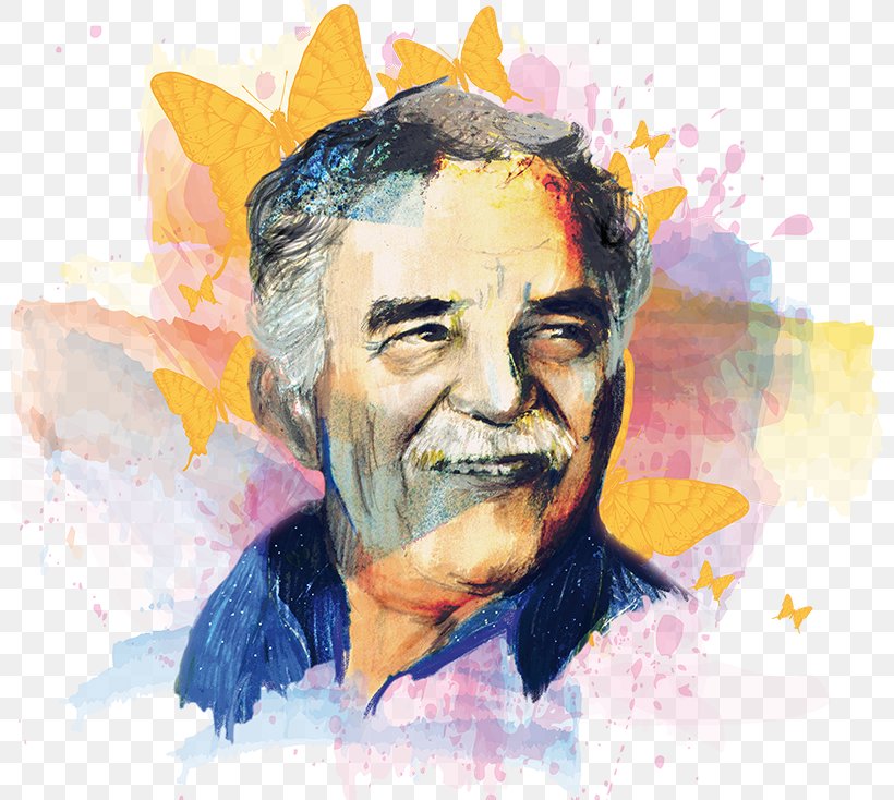 Gabriel García Márquez Aracataca One Hundred Years Of Solitude Writer Literature, PNG, 800x734px, Gabriel Garcia Marquez, Acrylic Paint, Art, Author, Book Download Free