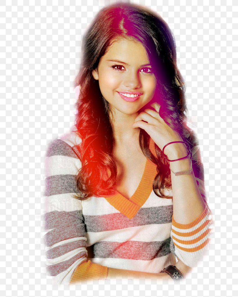 Selena Gomez Actor Hair Coloring I-D Wink, PNG, 764x1023px, Watercolor, Cartoon, Flower, Frame, Heart Download Free