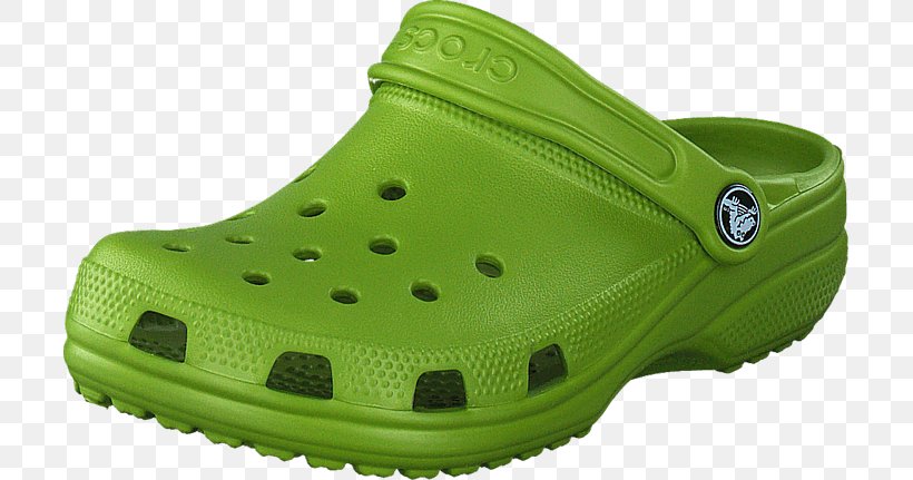 Slipper Crocs Shoe Sandal Green, PNG, 705x431px, Slipper, Boot, Clog, Crocs, Footwear Download Free