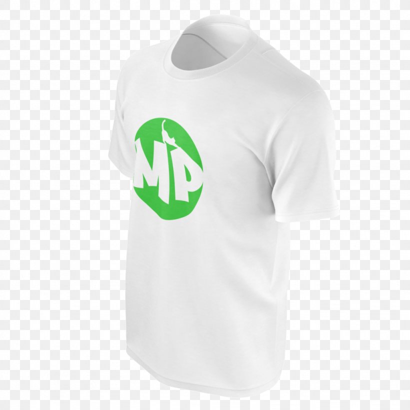 T-shirt Logo Sleeve, PNG, 1024x1024px, Tshirt, Active Shirt, Brand, Green, Logo Download Free