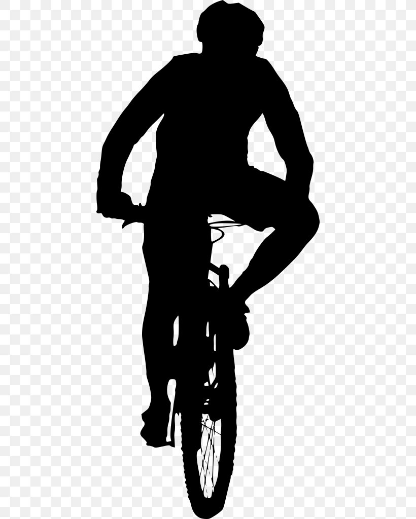 Bicycle Cycling Motorcycle Clip Art, PNG, 440x1024px, Bicycle, Black, Black And White, Cycling, Headgear Download Free