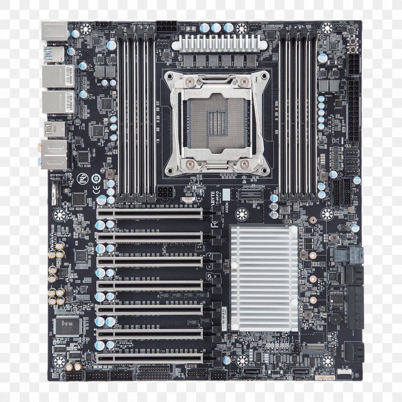 GIGABYTE MW51-HP0 CEB Server Motherboard LGA 2066 Intel C422 GIGABYTE MW51-HP0 CEB Server Motherboard LGA 2066 Intel C422 Gigabyte Technology, PNG, 1000x1000px, Lga 2066, Central Processing Unit, Chipset, Computer Accessory, Computer Component Download Free