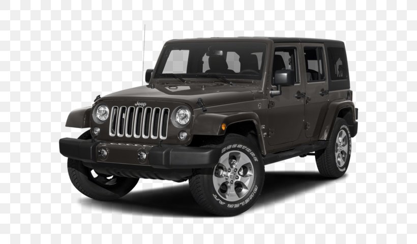 Jeep Wrangler Unlimited Chrysler Dodge Car, PNG, 640x480px, 2017 Jeep Wrangler, 2017 Jeep Wrangler Unlimited Sahara, Jeep, Automotive Exterior, Automotive Tire Download Free