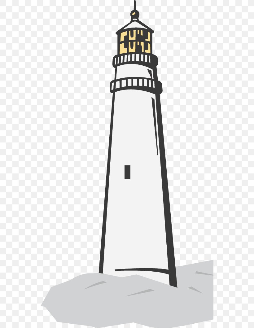 Lighthouse Beacon Black And White, PNG, 558x1059px, Lighthouse, Beacon, Black And White, Drawing, Information Download Free