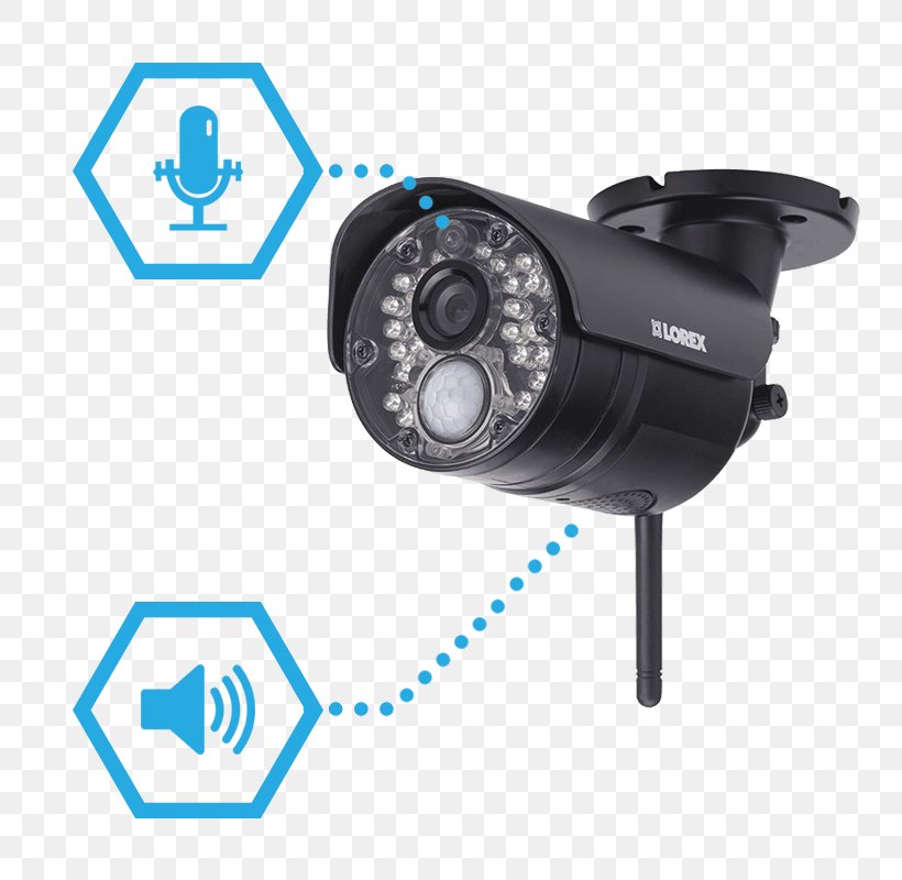 Lorex LW2770 Closed-circuit Television Wireless Security Camera Surveillance, PNG, 800x800px, Closedcircuit Television, Audio, Camera, Camera Accessory, Camera Lens Download Free