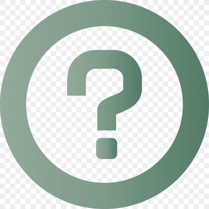 Question Mark, PNG, 3000x3000px, Question Mark, Circle, Green, Logo, Material Property Download Free