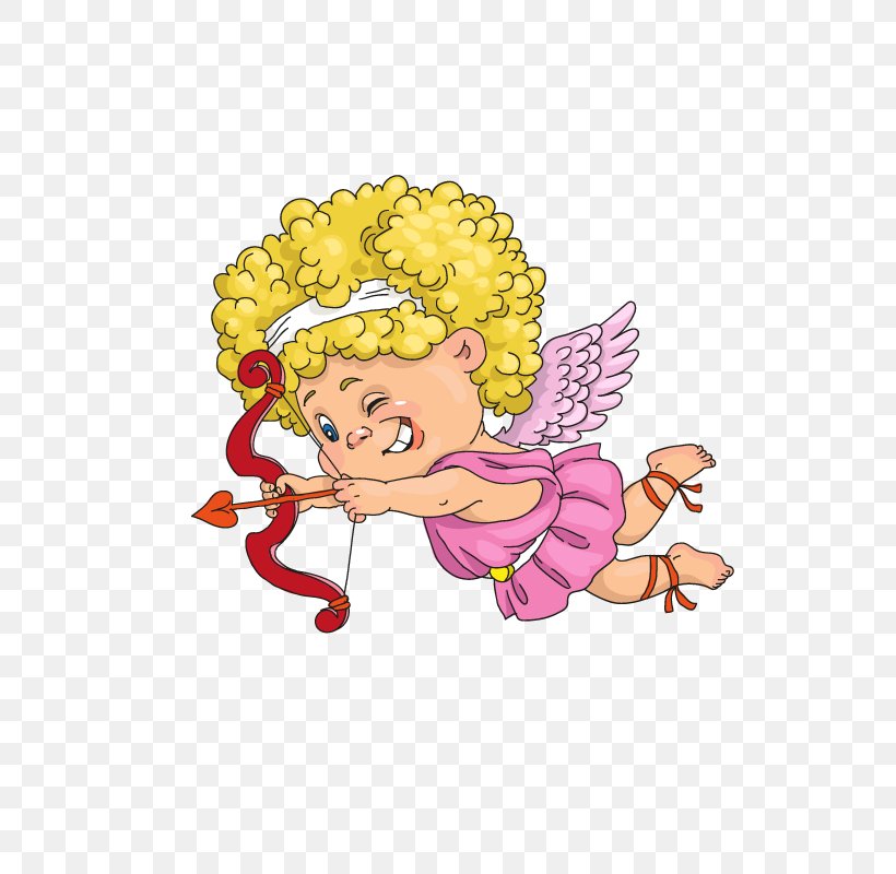 Cupid Holding Arrows,angel, PNG, 800x800px, Watercolor, Cartoon, Flower, Frame, Heart Download Free