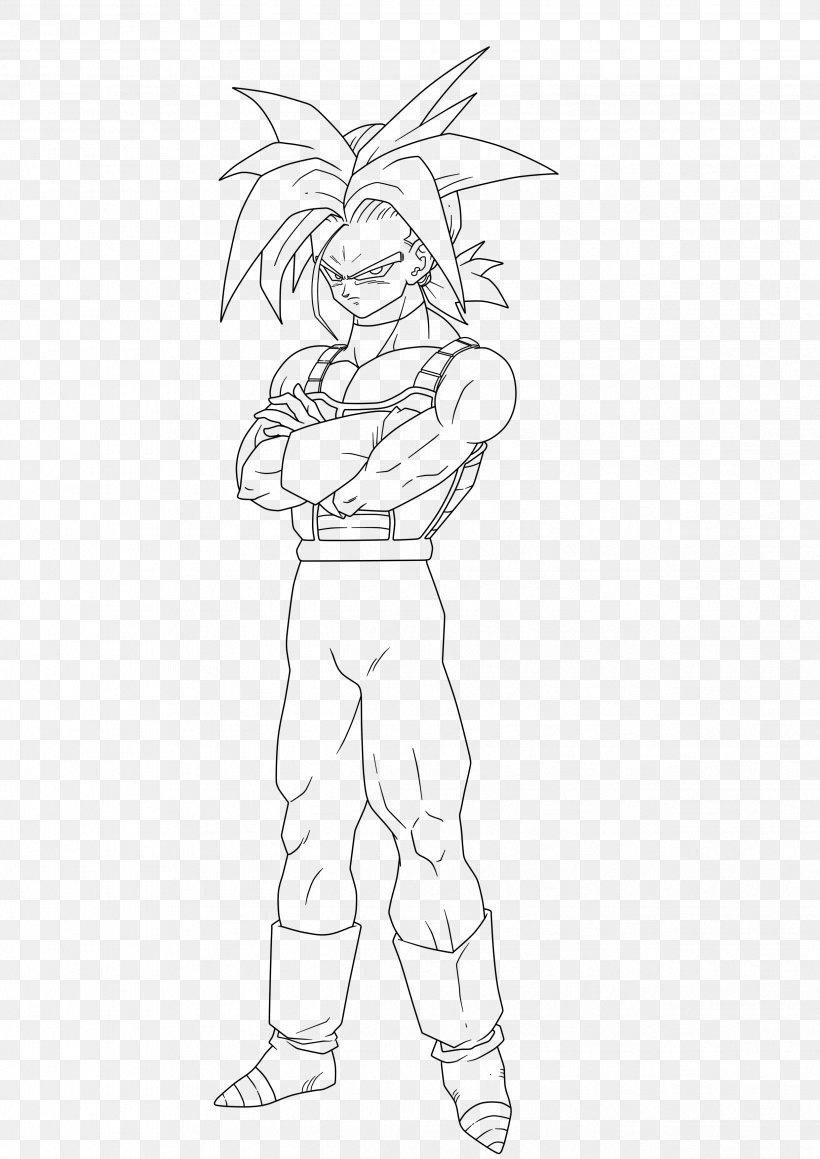 Trunks Goku Goten Gohan Sketch, PNG, 2481x3508px, Trunks, Arm, Artwork, Black, Black And White Download Free