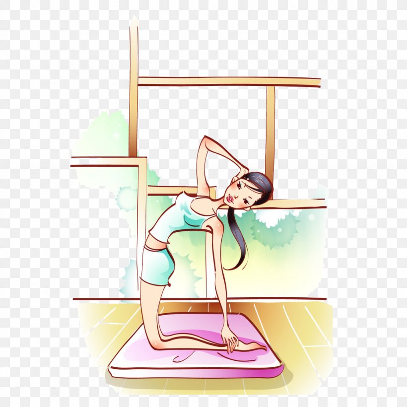 Cartoon Drawing Physical Exercise Illustration, PNG, 1024x1024px, Cartoon, Art, Drawing, Getty Images, Joint Download Free