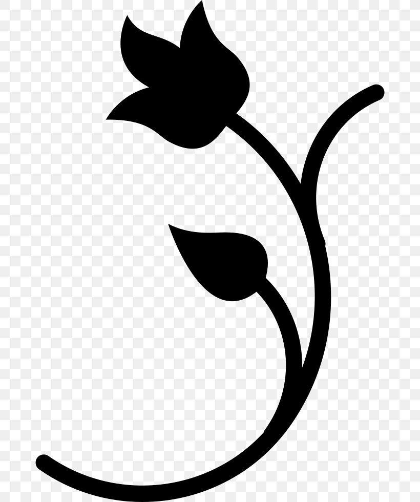 flower silhouette png