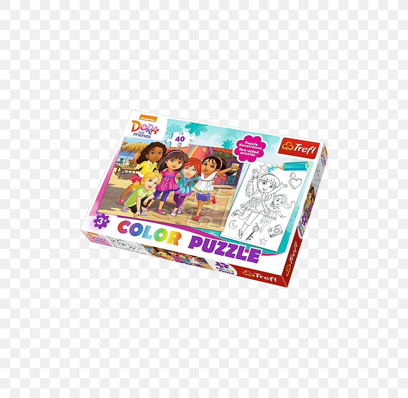 Jigsaw Puzzles Toy Trefl 40pcs Color Puzzle, PNG, 800x800px, Jigsaw Puzzles, Coloring Book, Dora And Friends Into The City, Dora The Explorer, Game Download Free