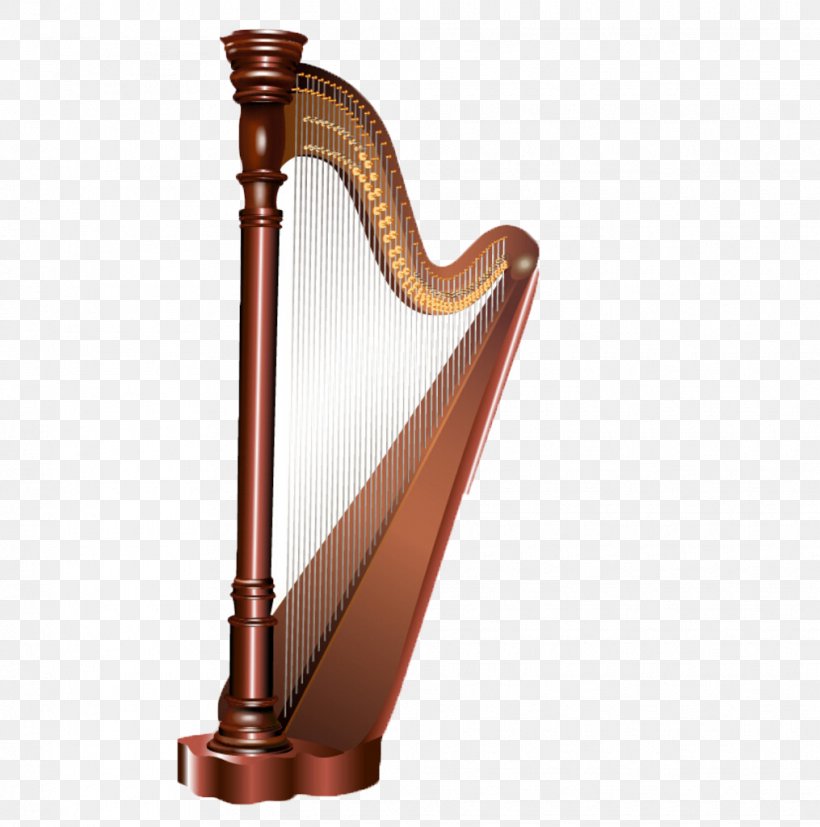 Musical Instrument Harp Clip Art, PNG, 1015x1024px, Watercolor, Cartoon, Flower, Frame, Heart Download Free