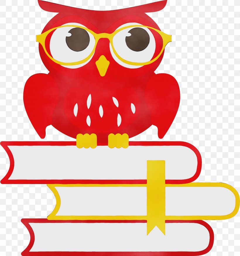 Owl Red Cartoon Bird Of Prey Bird, PNG, 1498x1600px, Watercolor, Bird, Bird Of Prey, Cartoon, Owl Download Free