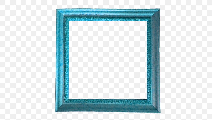 Picture Frames Metal Ornament Rectangle, PNG, 501x464px, Picture Frames, Aqua, Azure, Blue, Metal Download Free