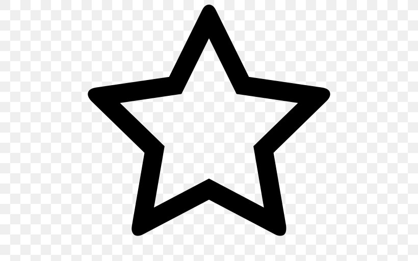 Shape Star Symbol Clip Art, PNG, 512x512px, Shape, Black And White, Point, Polygon, Star Download Free
