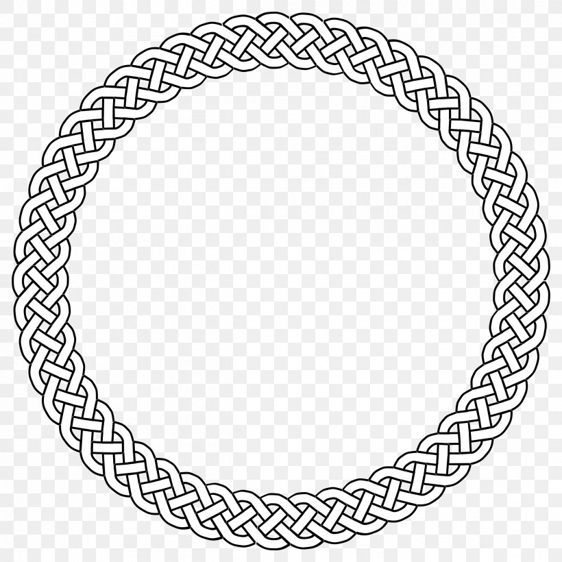 Braid Clip Art, PNG, 2400x2400px, Braid, Art, Black And White, Body Jewelry, Celtic Knot Download Free