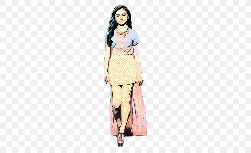 Clothing Pink Dress Yellow Sleeve, PNG, 500x500px, Pop Art, Beige, Clothing, Dress, Fashion Download Free