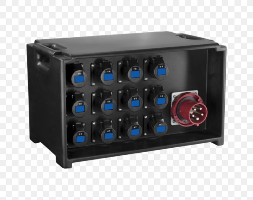 Distribution Board Power Box Electricity Electronics Electrical Connector, PNG, 650x650px, 19inch Rack, Distribution Board, Audio, Audio Equipment, Concert Download Free