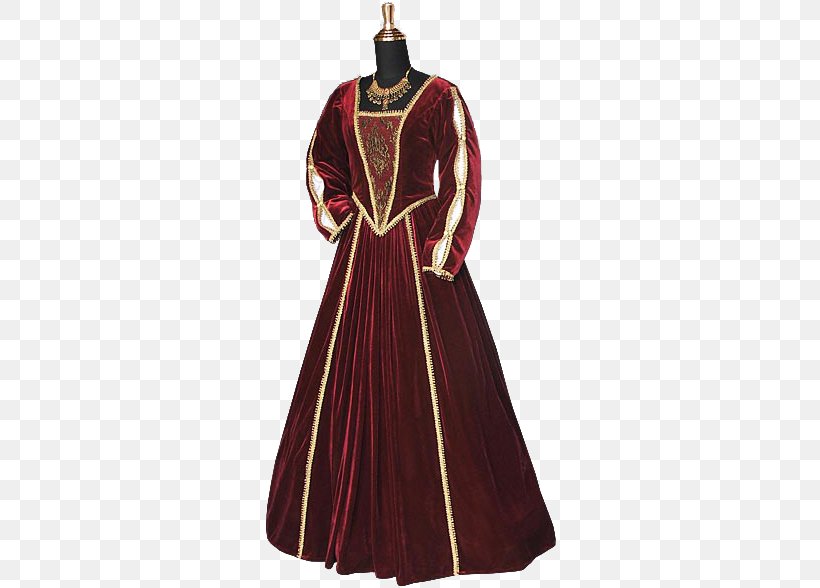 Gown Velvet Dress Clothing Doublet, PNG, 588x588px, Gown, Breeches, Brocade, Chemise, Clothing Download Free