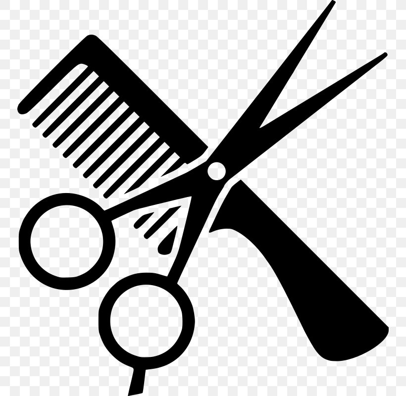 Hair Clipper Comb Hairstyle Hair Styling Tools Cosmetologist, PNG, 750x800px, Hair Clipper, Barber, Beauty Parlour, Black And White, Comb Download Free