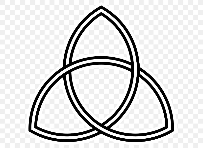 Symbol Triquetra Triskelion Wicca Vesica Piscis, PNG, 635x599px, Symbol, Area, Astrological Symbols, Black And White, Celtic Knot Download Free