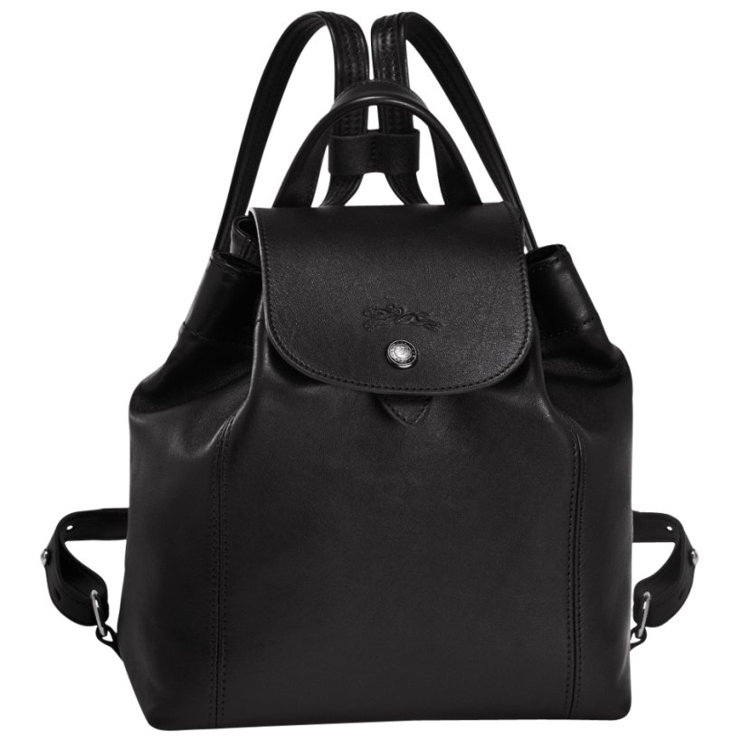 Longchamp Pliage Bag Backpack Leather, PNG, 820x820px, Longchamp, Backpack, Bag, Baggage, Black Download Free