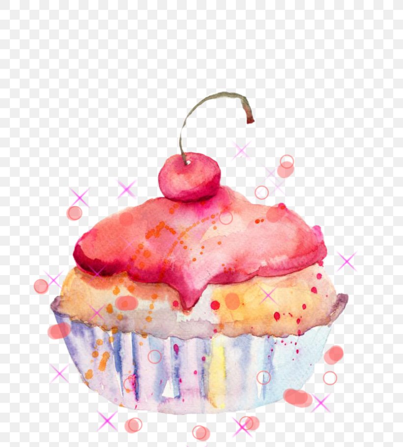 Birthday Cake Cupcake Custard Watercolor Painting, PNG, 700x910px, Birthday Cake, Art, Buttercream, Cake, Cream Download Free