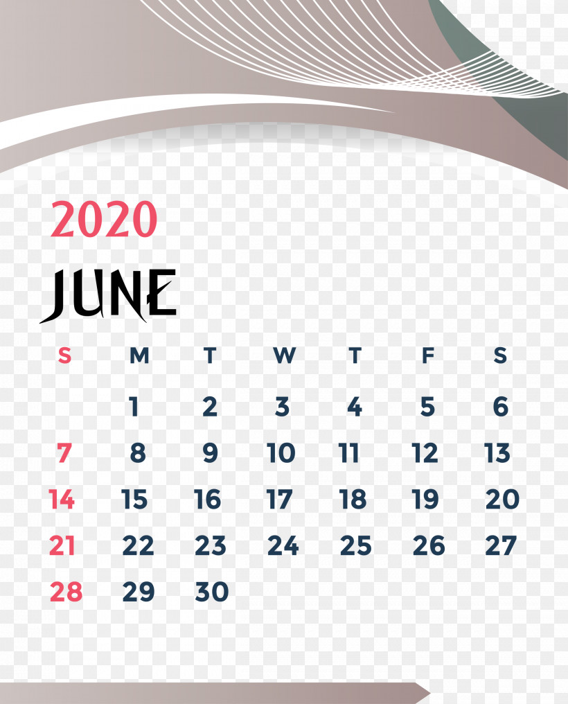 June 2020 Printable Calendar June 2020 Calendar 2020 Calendar, PNG, 2419x3000px, 2020 Calendar, June 2020 Printable Calendar, Calendar, June 2020 Calendar, Line Download Free