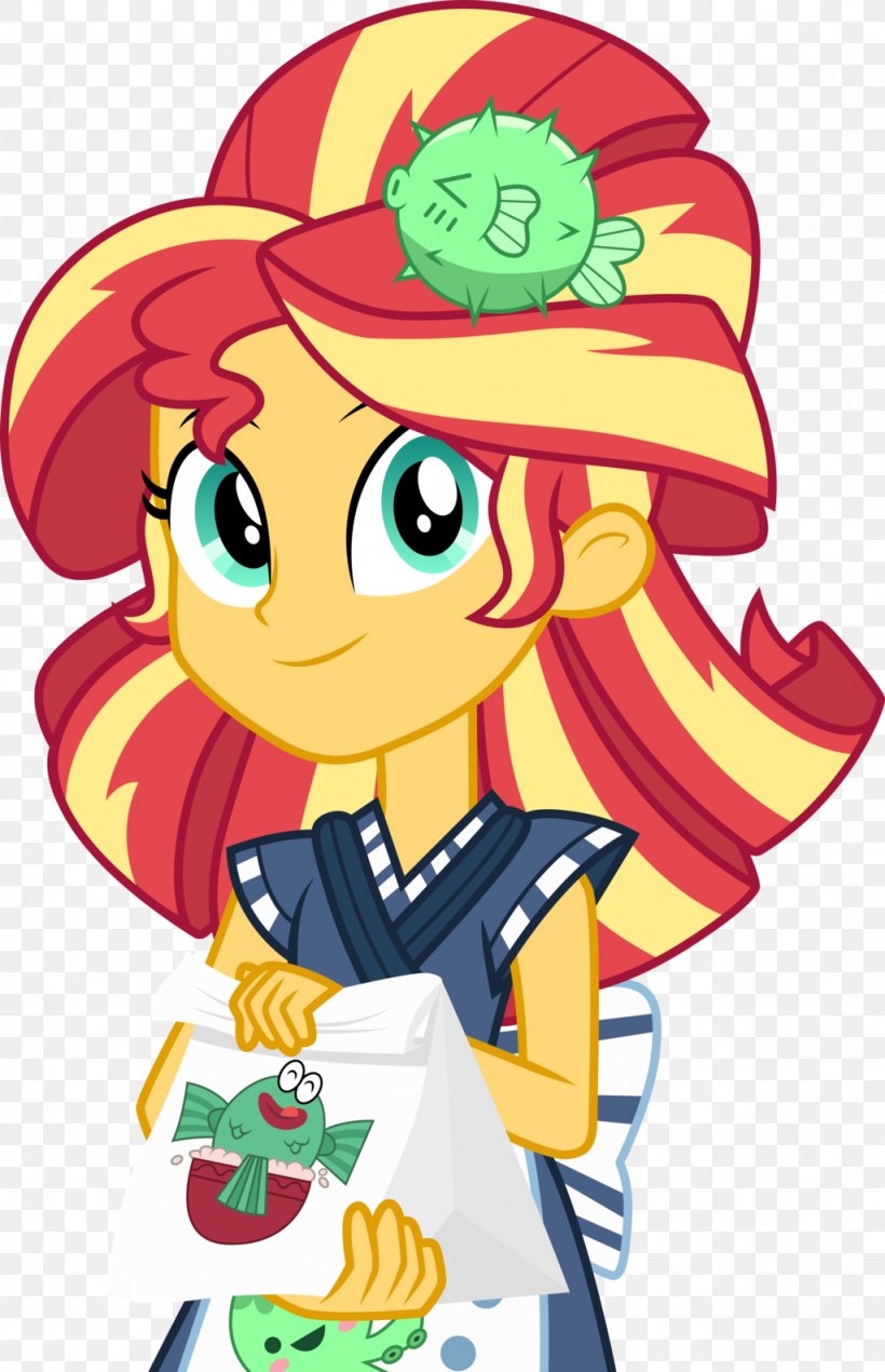 Sunset Shimmer My Little Pony Sushi Twilight Sparkle, PNG, 1024x1587px, Sunset Shimmer, Applejack, Art, Artwork, Cartoon Download Free