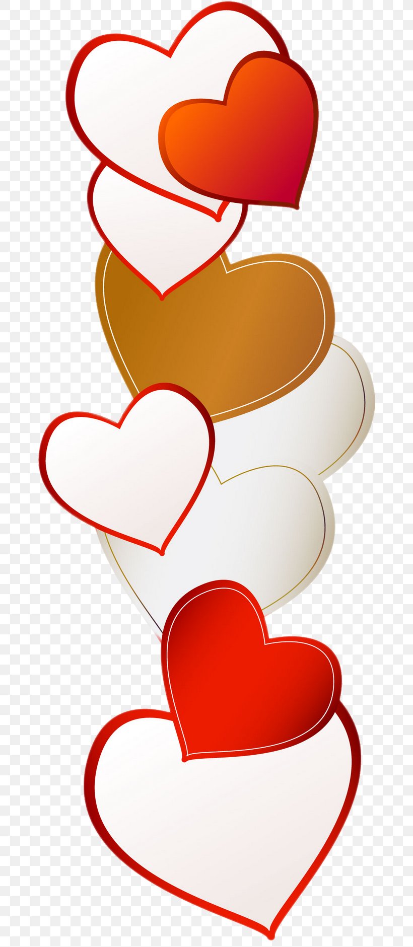 Clip Art Heart Valentine's Day Flower Product Design, PNG, 670x1881px, Watercolor, Cartoon, Flower, Frame, Heart Download Free