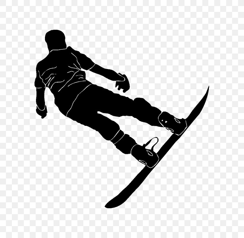 Skiing Snowboarding Sports Silhouette, PNG, 800x800px, Ski, Black, Black And White, Joint, Jumping Download Free