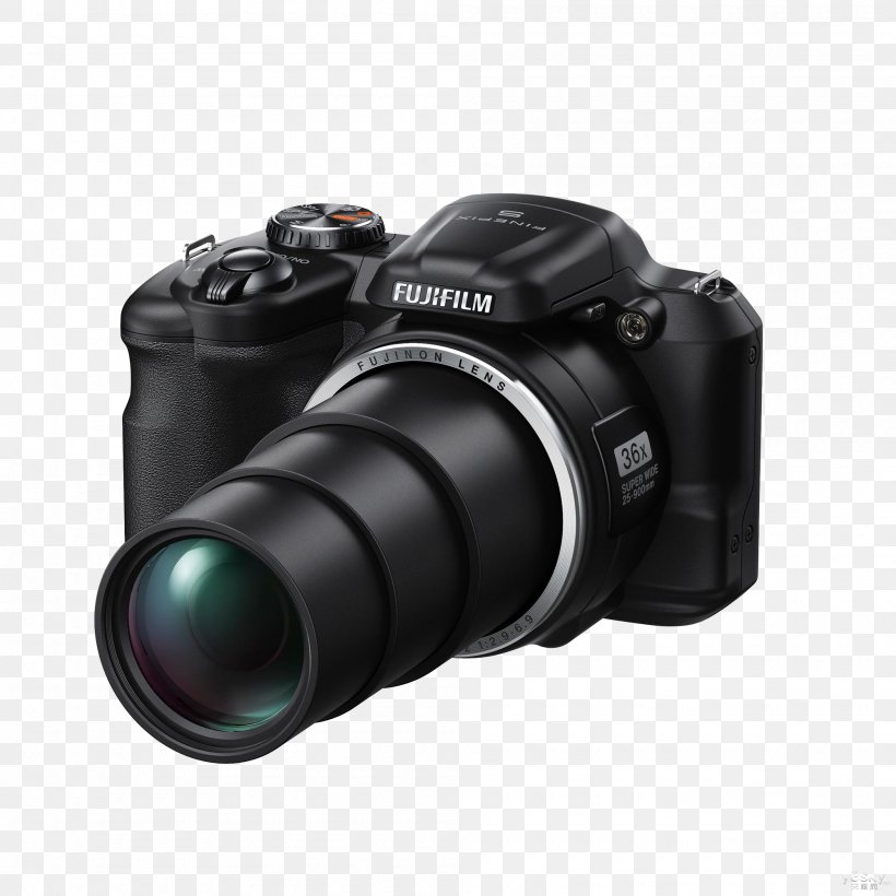 Fujifilm Zoom Lens Photography U5bccu58eb Point-and-shoot Camera, PNG, 2000x2000px, 16 Mp, Fujifilm, Bridge Camera, Camera, Camera Accessory Download Free