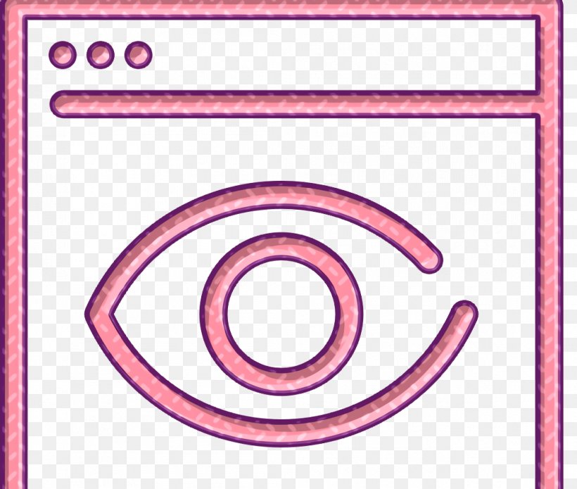 Interface Icon Eye Icon Web Navigation Line Craft Icon, PNG, 1058x898px, Interface Icon, Browser Visualization Icon, Eye Icon, Pink, Symbol Download Free