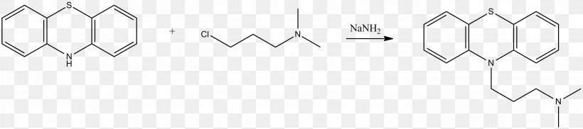 Promazine Chemistry Chemical Synthesis Molecule Chemical Reaction, PNG, 2813x627px, Promazine, Area, Black And White, Butyl Group, Carborane Download Free