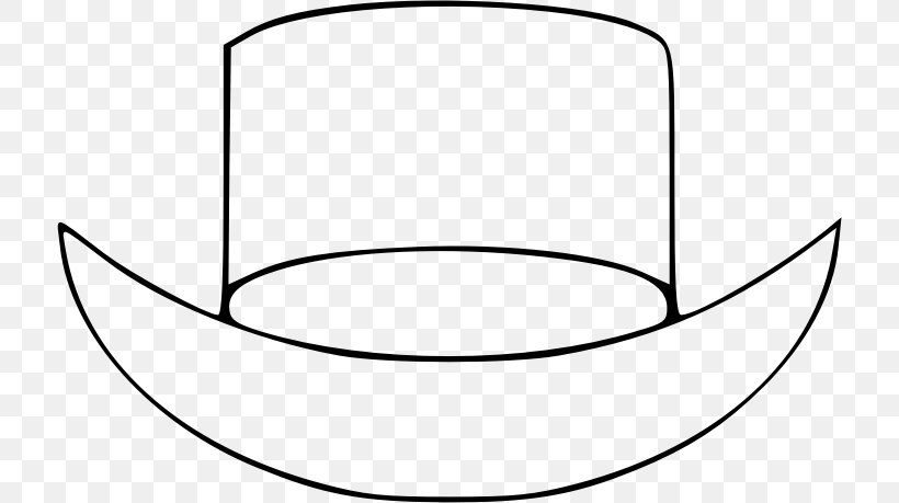 Top Hat White Clip Art, PNG, 716x459px, Hat, Area, Black, Black And White, Bowler Hat Download Free