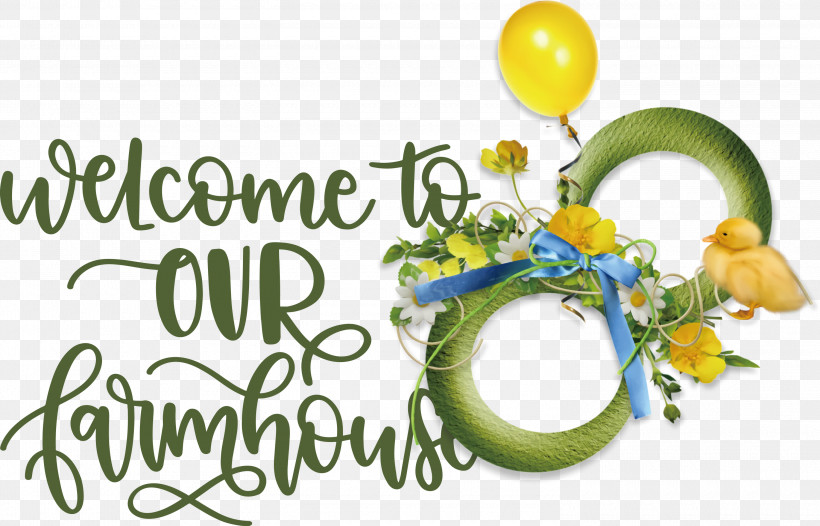Welcome To Our Farmhouse Farmhouse, PNG, 3000x1928px, Farmhouse, Cricut, Fixer Upper, Logo, Stencil Download Free