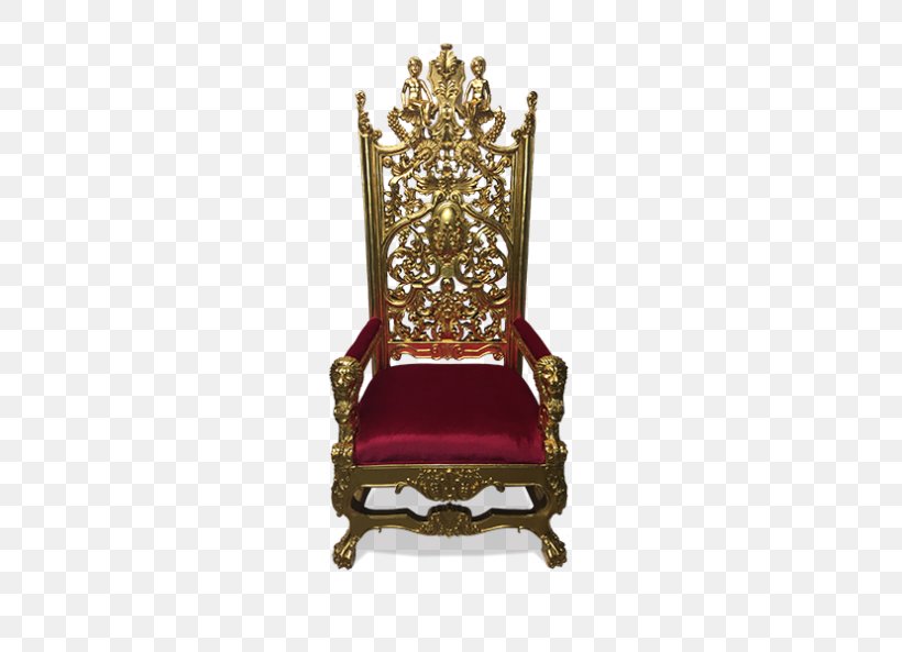 Throne Table Chair Seat Furniture, PNG, 445x593px, Throne, Antique, Brass, Chair, Couch Download Free